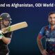 New Zealand vs Afghanistan - 16th Match World Cup 2023